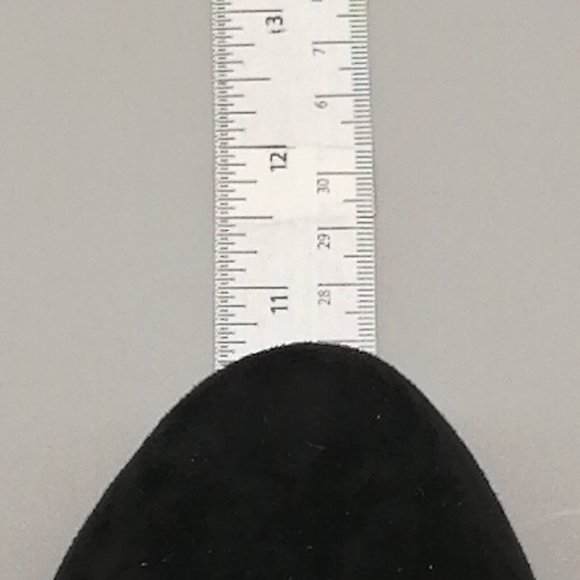 Womens Heels Black Faux Suede Mary Jane Round Toe Block Heel Bow EUR 43 NEW‎ - Picture 6 of 10